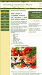 Mobile Screenshot of healthycreationsmeals.com